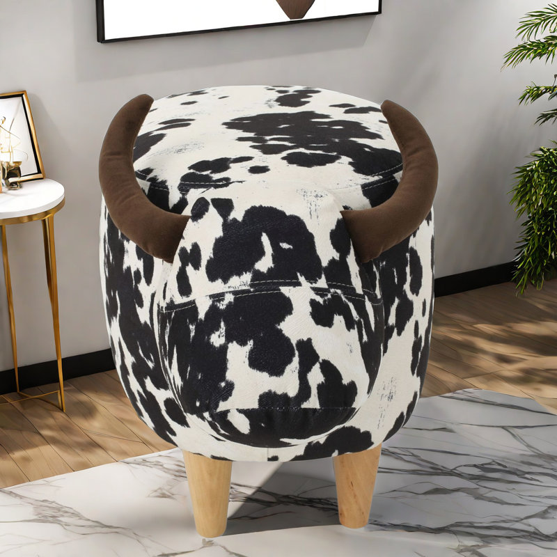 Wayfair cow ottoman discount